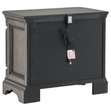 Cresswell 3-drawer Nightstand Bedside Table Weathered Taupe from Coaster - Luna Furniture