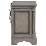 Cresswell 3-drawer Nightstand Bedside Table Weathered Taupe from Coaster - Luna Furniture