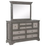 Cresswell 8-drawer Dresser with Mirror Weathered Taupe from Coaster - Luna Furniture