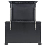 Cresswell 8-drawer Dresser with Mirror Weathered Taupe from Coaster - Luna Furniture