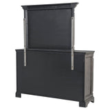 Cresswell 8-drawer Dresser with Mirror Weathered Taupe from Coaster - Luna Furniture