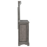 Cresswell 8-drawer Dresser with Mirror Weathered Taupe from Coaster - Luna Furniture