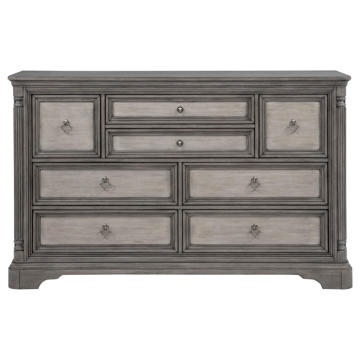 Cresswell Weathered Taupe 8-Drawer Bedroom Dresser from Coaster - Luna Furniture