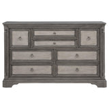 Cresswell Weathered Taupe 8-Drawer Bedroom Dresser from Coaster - Luna Furniture