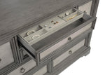 Cresswell Weathered Taupe 8-Drawer Bedroom Dresser from Coaster - Luna Furniture