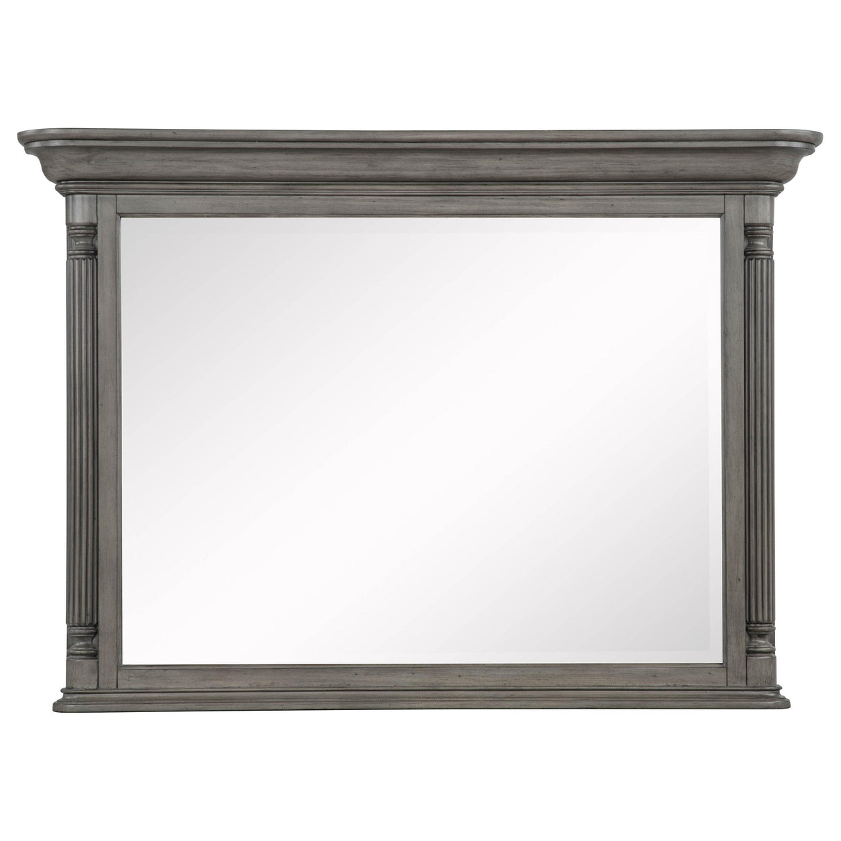 Cresswell Weathered Taupe Rectangular Dresser Mirror from Coaster - Luna Furniture