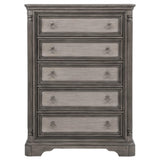 Cresswell Weathered Taupe 5-Drawer Chest of Drawers from Coaster - Luna Furniture