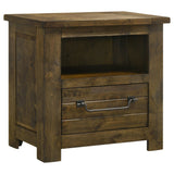 Doherty 5-piece Eastern King Bedroom Set Rustic Brown from Coaster - Luna Furniture