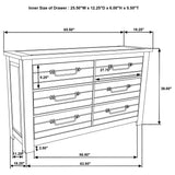 Doherty Rustic Brown 4-Piece California King Bedroom Set
