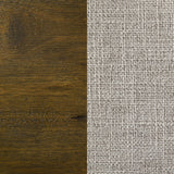 Doherty Rustic Brown Linen Upholstered Queen Panel Bed from Coaster - Luna Furniture