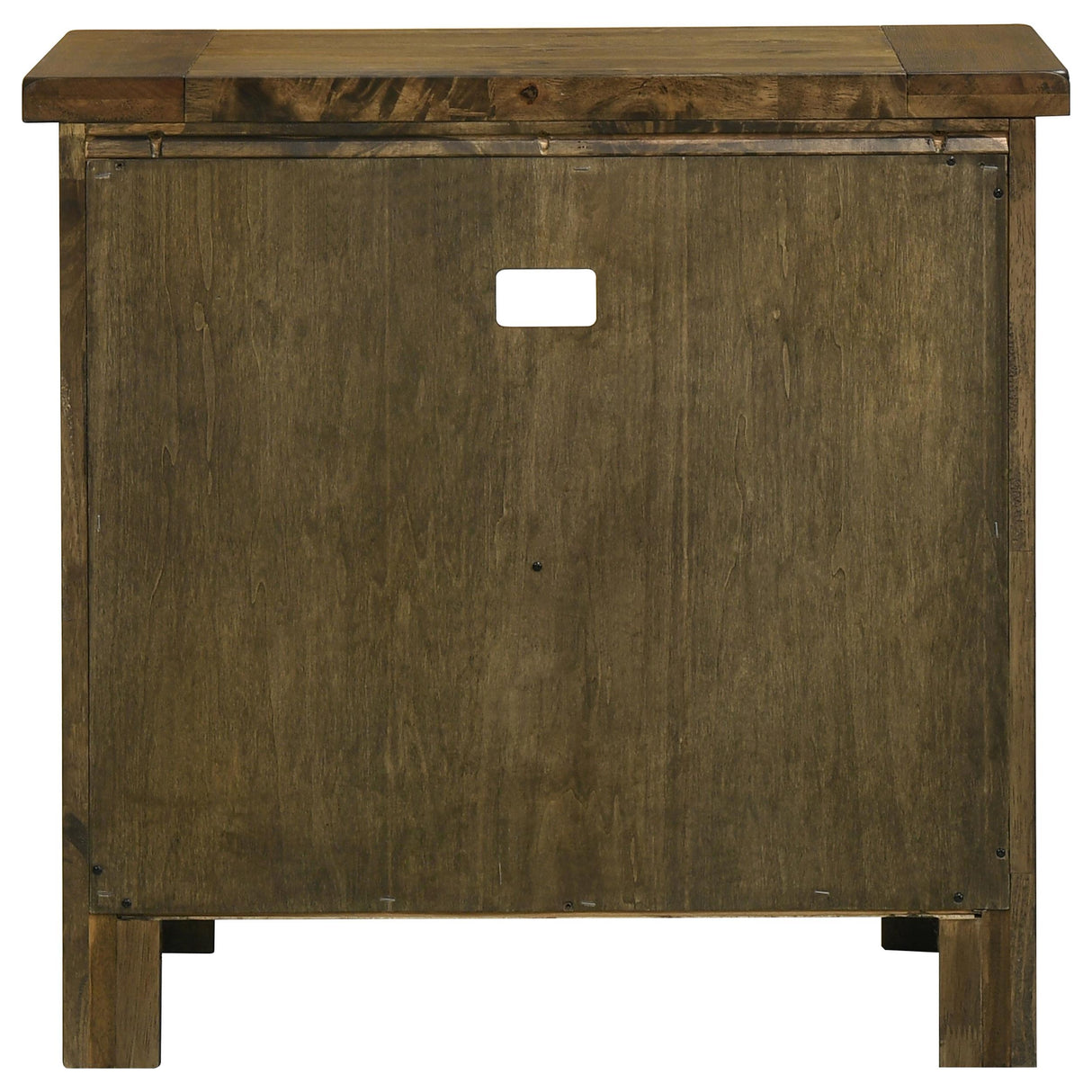 Doherty 1-drawer Nightstand Bedside Table Rustic Brown from Coaster - Luna Furniture