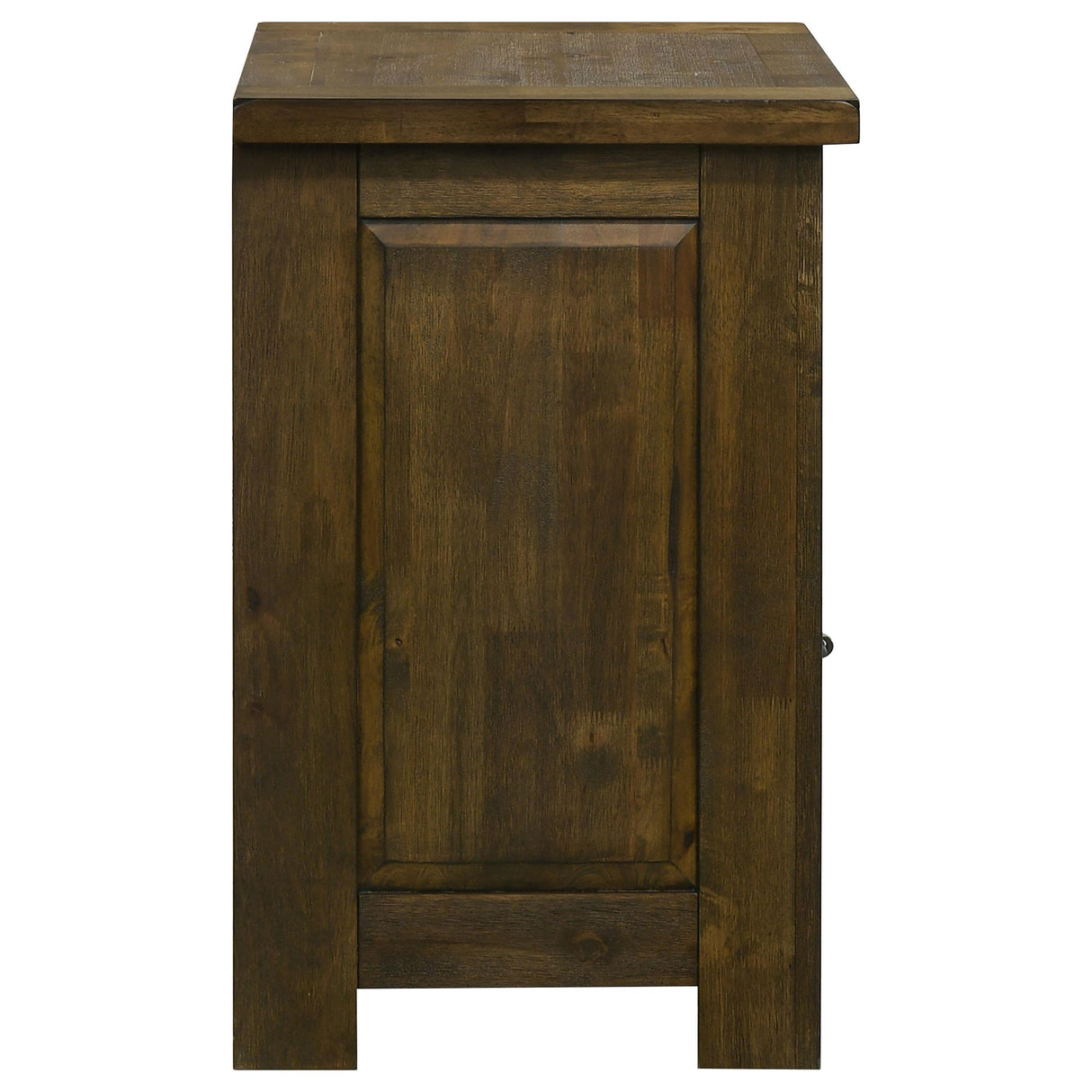 Doherty 1-drawer Nightstand Bedside Table Rustic Brown from Coaster - Luna Furniture