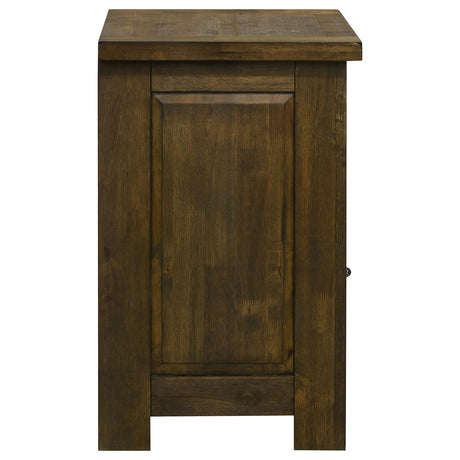 Doherty Rustic Brown 1-Drawer Nightstand from Coaster - Luna Furniture