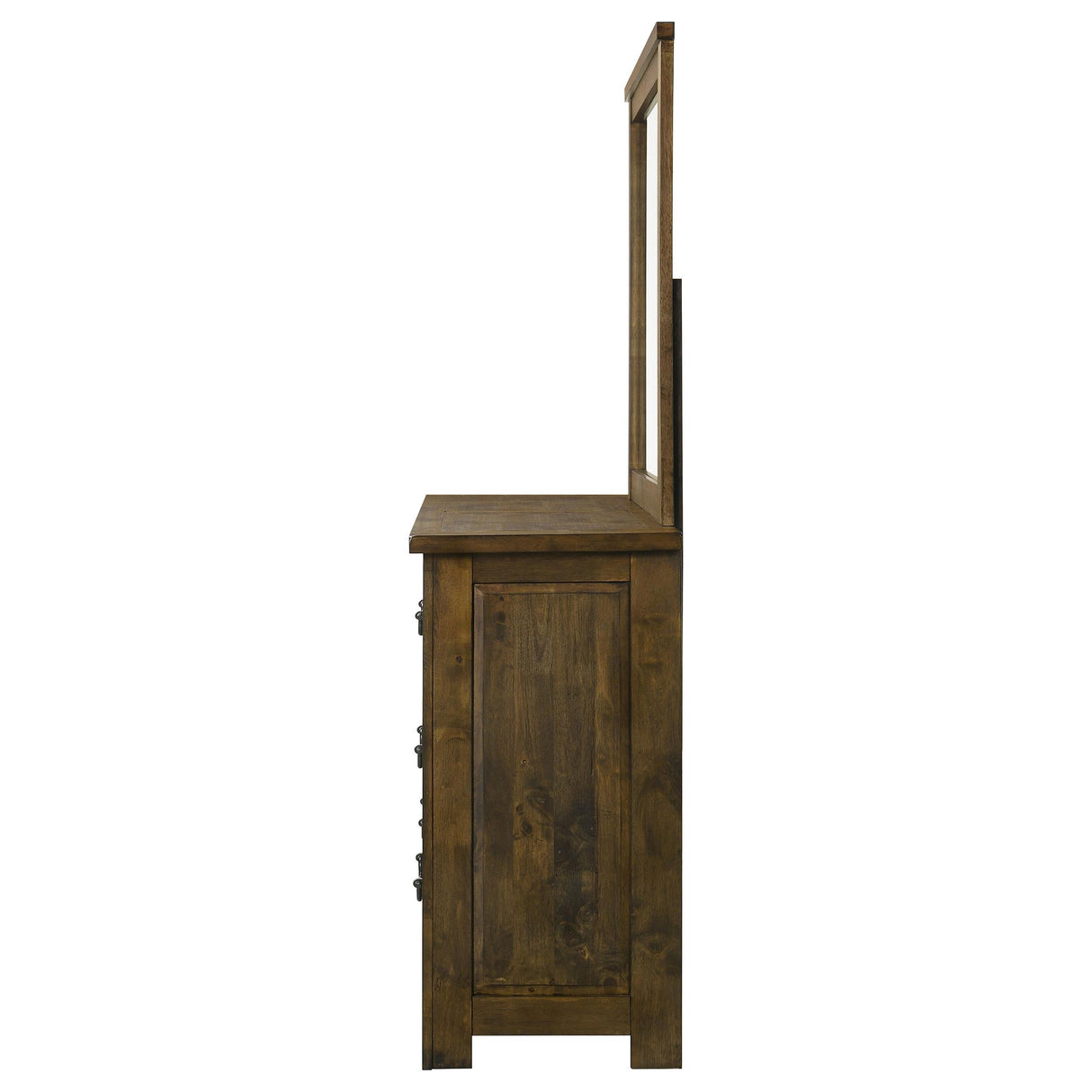 Doherty 6-Drawer Dresser with Mirror Rustic Brown from Coaster - Luna Furniture