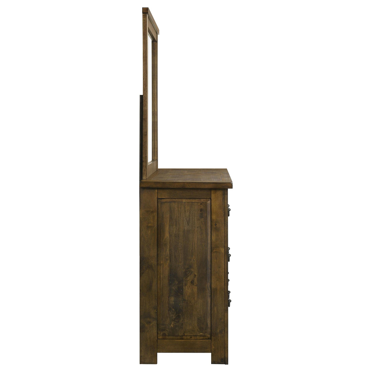 Doherty 6-Drawer Dresser with Mirror Rustic Brown from Coaster - Luna Furniture