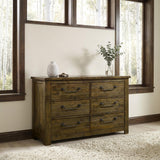 Doherty Brown Rustic Bedroom Set from Coaster - Luna Furniture