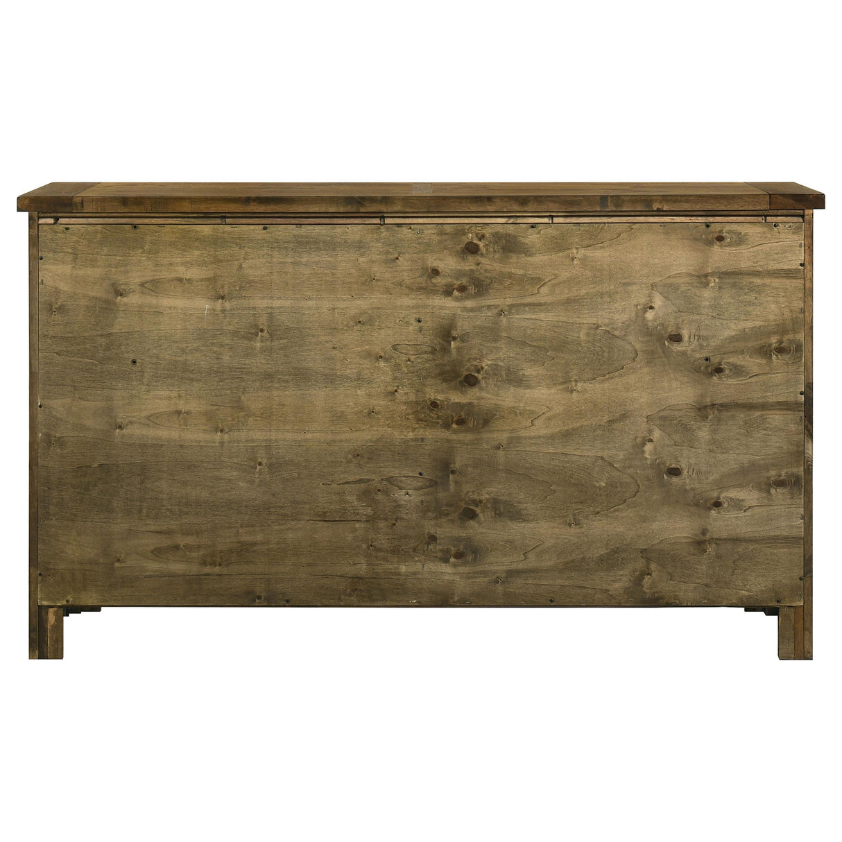 Doherty 6-drawer Bedroom Dresser Rustic Brown from Coaster - Luna Furniture