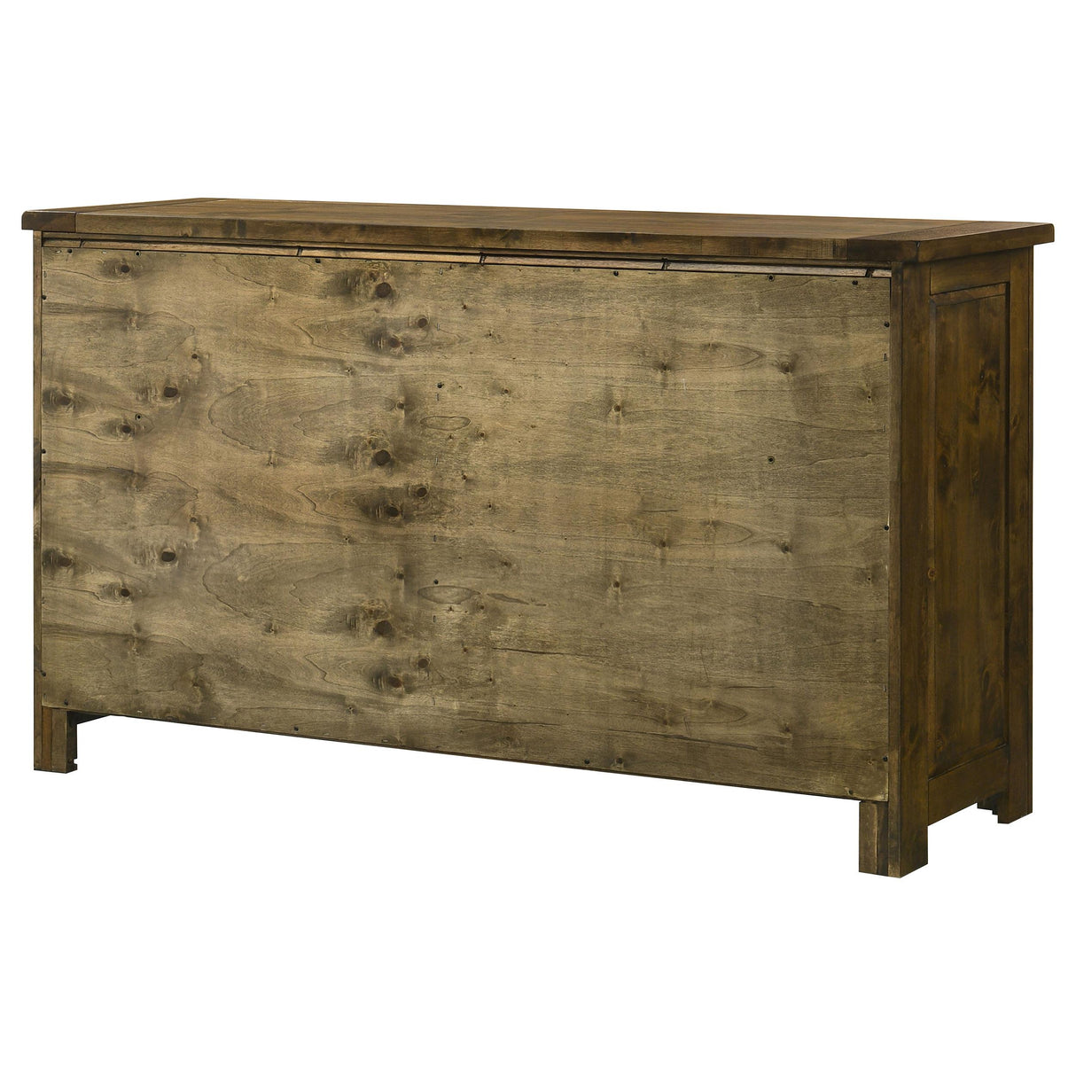 Doherty 6-drawer Bedroom Dresser Rustic Brown from Coaster - Luna Furniture