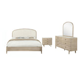 Lucaire Sandstone / Cream 4-piece Eastern King Bedroom Set from Coaster - Luna Furniture