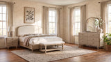 Lucaire Sandstone/Cream 4-Piece California King Bedroom Set from Coaster - Luna Furniture