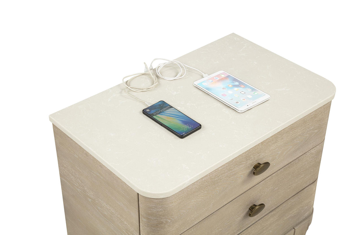 Lucaire Sandstone/Cream 4-Piece California King Bedroom Set from Coaster - Luna Furniture