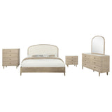 Lucaire Sandstone / Cream 5-piece Queen Bedroom Set from Coaster - Luna Furniture