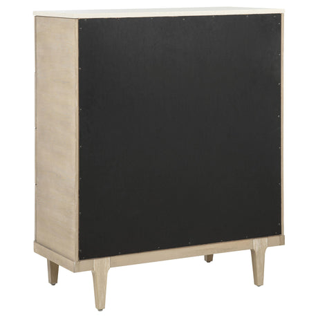 Lucaire Sandstone/Cream 5-Piece Queen Bedroom Set from Coaster - Luna Furniture