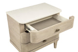 Lucaire Sandstone 3-drawer Nightstand Bedside Table from Coaster - Luna Furniture