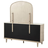 Lucaire Sandstone 6-drawer Dresser Cabinet with Mirror from Coaster - Luna Furniture