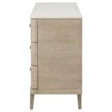 Lucaire Sandstone 6-drawer Dresser Cabinet from Coaster - Luna Furniture