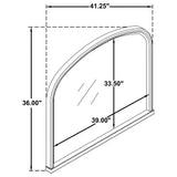 Lucaire Sandstone Arched Dresser Mirror