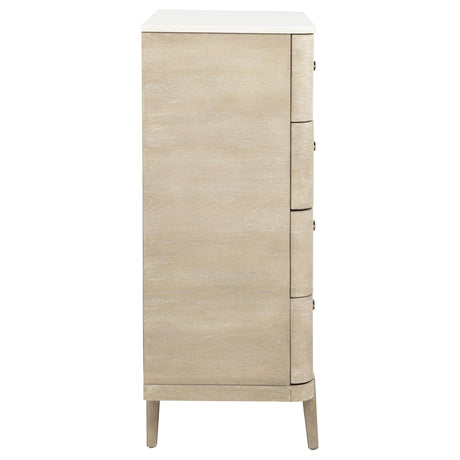 Lucaire Sandstone 5-Drawer Chest of Drawers from Coaster - Luna Furniture