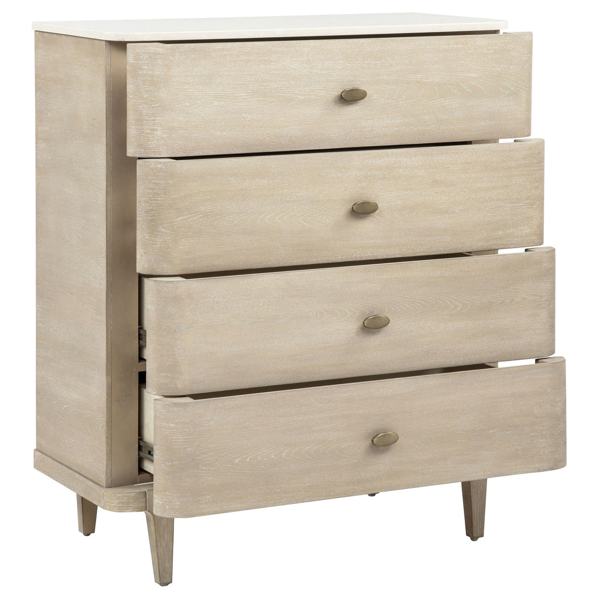Lucaire Sandstone 5-drawer Chest of Drawers from Coaster - Luna Furniture