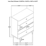Lucaire Sandstone 5-Drawer Chest of Drawers from Coaster - Luna Furniture