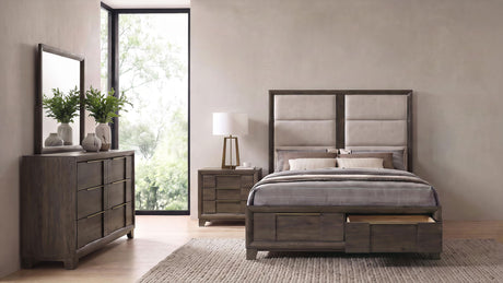 Farre 4-piece Queen Storage Bedroom Set Dark Brown from Coaster - Luna Furniture