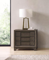 Farre Dark Brown 2-Drawer Nightstand