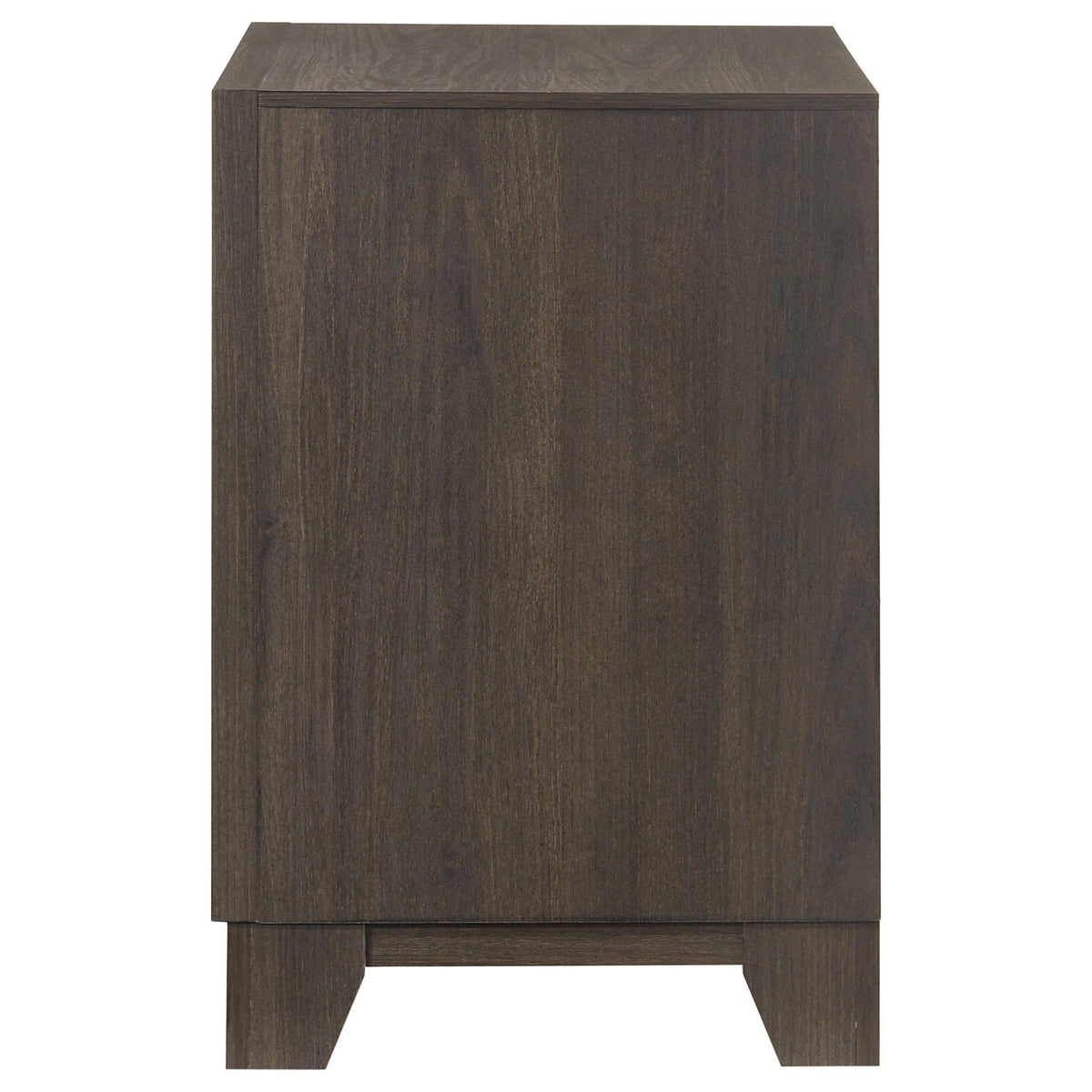Farre Dark Brown 2-Drawer Nightstand