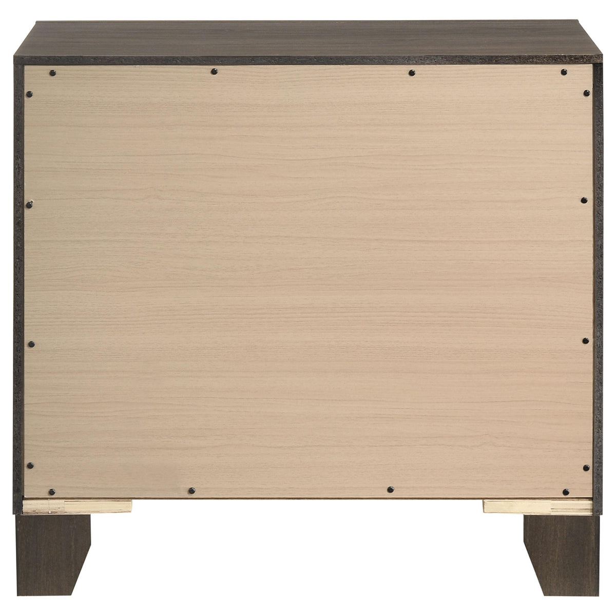 Farre Dark Brown 2-Drawer Nightstand