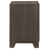 Farre Dark Brown 2-Drawer Nightstand