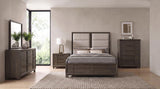 Farre Dark Brown 2-Drawer Nightstand