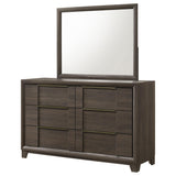 Farre Dark Brown/Beige Contemporary Bedroom Set