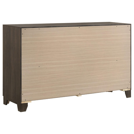 Farre Dark Brown 6-Drawer Dresser from Coaster - Luna Furniture