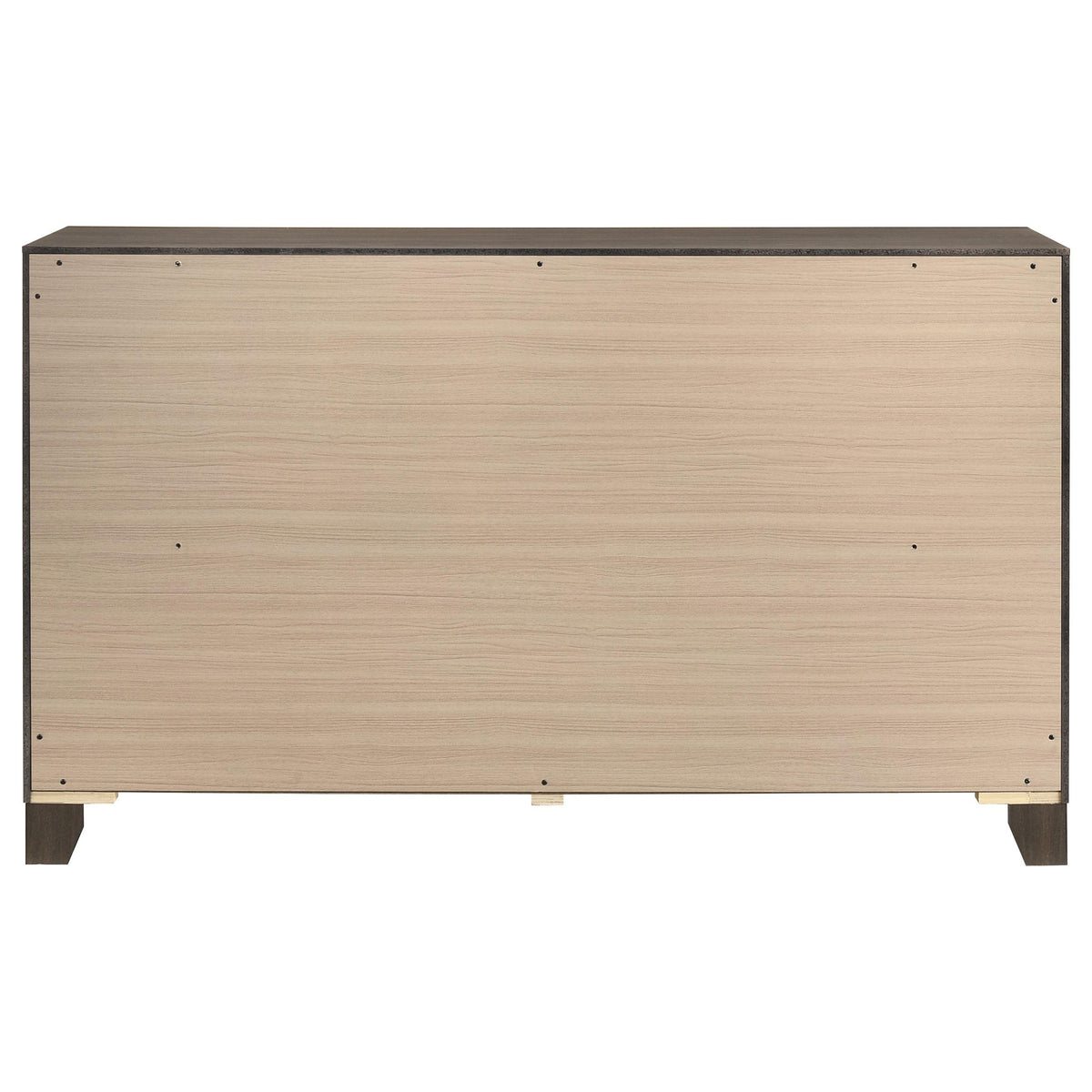 Farre Dark Brown 6-Drawer Dresser