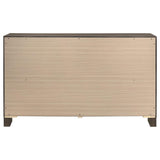 Farre Dark Brown 6-Drawer Dresser