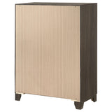 Farre Dark Brown 5-Drawer Chest of Drawers