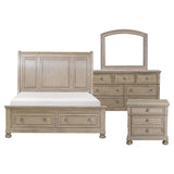 2259GY-1*9 5-Piece Bedroom Set (Queen Bed, Nightstand, Dresser, Mirror, Chest) from Homelegance - Luna Furniture