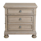Bethel Wire Brushed Gray Nightstand from Homelegance - Luna Furniture