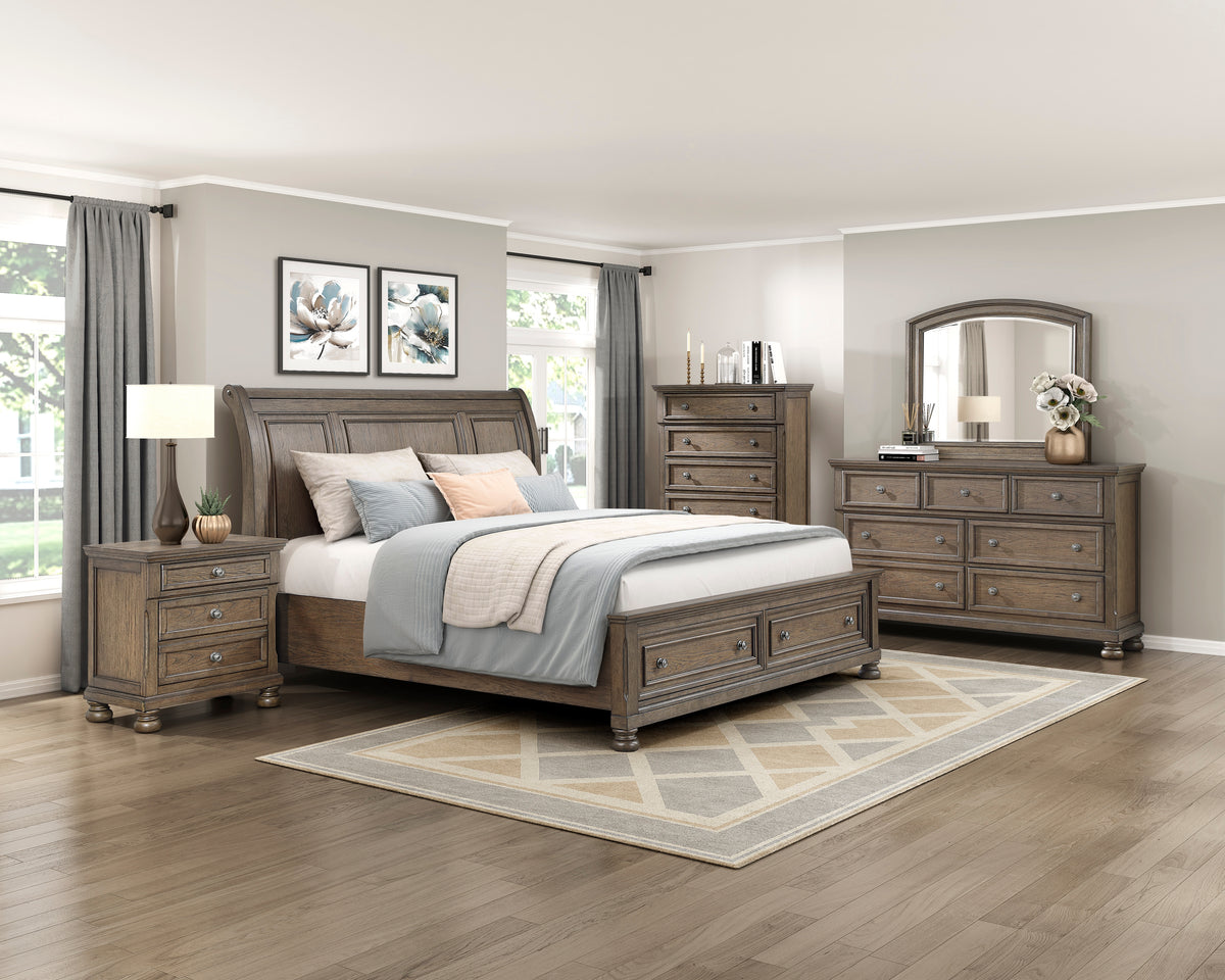 Bethel Antique Brown Mirror (Mirror Only) from Homelegance - Luna Furniture