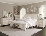 Bethel Wire Brushed White Dresser from Homelegance - Luna Furniture