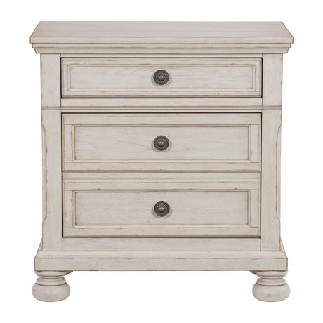 Bethel Wire Brushed White Mirror (Mirror Only) from Homelegance - Luna Furniture